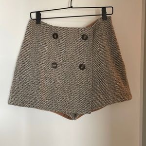 Tweed skort